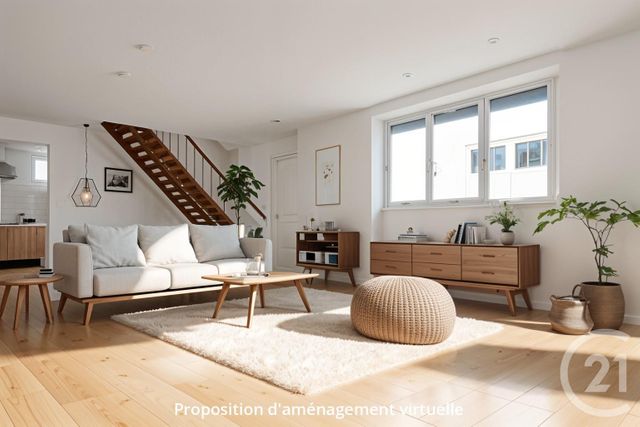 Appartement Duplex à vendre - 3 pièces - 70.0 m2 - PARIS - 75015 - ILE-DE-FRANCE - Century 21 Immoside Lecourbe Vaugirard